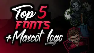 Top 5 Fonts for making Thumbnail + Mascot Logo for free |