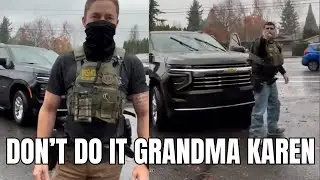 Ice Agents Lets Grandma Karen have the last words and shes not happy