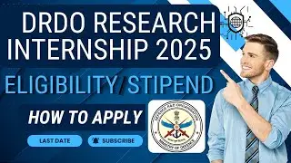 DRDO Research Internship 2025 | 6-Month Paid Internship at SSPL Delhi | Apply Now