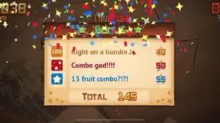 New High Score on Fruit Ninja Arcade
