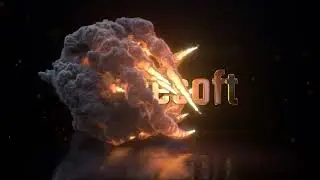 Fire Trails Logo Adobe After Effects Template | Fire Trails Logo Animation | Oncesoft