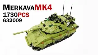 Lego Fan's Merkava MK4 Main Battle Tank by Panlos Brick.