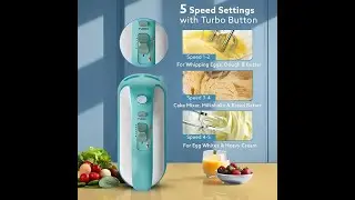 AGARO Regency Hand Mixer, Hand Mixer Blender, Beaters & Whisker/Dough Hooks #cakemaker #cake