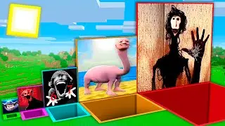 O QUE TEM DENTRO DE TODOS OS POÇOS DO MONSTRO MARINHO COM CABEÇA HUMANA|DOCTOR NOWHERE no Minecraft?