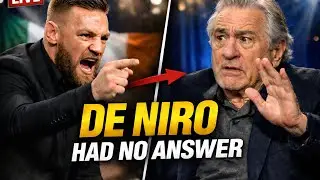 When Conor McGregor Made Robert De Niro Go Silent on Live TV-The Legend HadNo Response