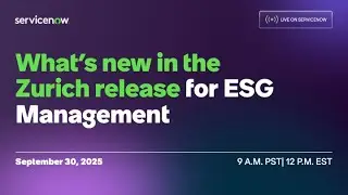 Что нового в релизе Zurich для ESG Management?