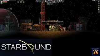 (1080p 60fps) Starbound Episode 5: Finding a Space Colony / Outpost