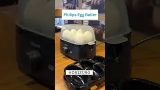 Philips Egg Boiler HD9137/90 | Egg Cooker | Egg Steamer | Electric Egg Boiler | 6 Egg Boiler