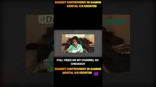BIGGEST CONTROVERSY MORTAL VS KRONTEN 😈#bgmi #shorts  #pubg