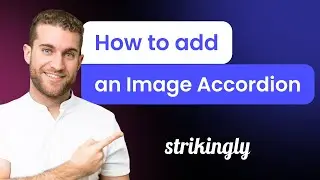 How to add an Image Accordion to Strikingly