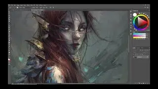 Vuogle - Hayla ( Portrait - Digital painting )