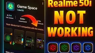 Realme Game Space App Problem | How To Fix Game Space Realme Narzo 50i...
