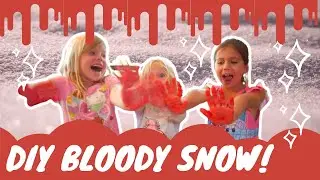 HOW TO MAKE BLOODY SNOW | DIY FAKE SNOW FROM DIAPERS
