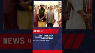 Mohammad Azharuddin Takes Oath as Telangana Minister