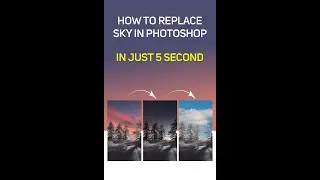 How to change sky in Photoshop in just 5 Second | Photoshop Tutorial