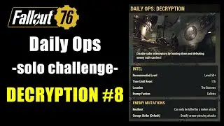 Daily Ops (solo challenge) DECRYPTION Part 8（弾力性オプスに2種類のビルドで挑む！）