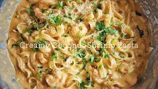 Creamy Shrimp Pasta｜Made Without Cream｜One Pot Recipe｜Coconut Milk Pasta