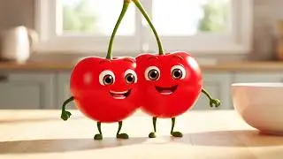 Ciliegie 🍒 | Impariamo il nome e il colore (PopiPopi Kids)