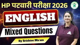 HP Patwari 2026 | English Grammar | Mixed Questions | By Srishtee Ma’am | Civilstap