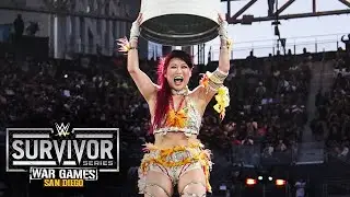 IYO SKY delivers a stunning trash can dive from atop the cage: WarGames 2025 highlights