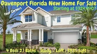 Davenport Florida New Home For Sale with Optional Balcony in the Master | Sanya Model | K.Hovnanian
