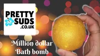 Million dollar bath bomb pretty suds demo