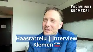 Slovenian Euroviisuedustaja 2025 Klemen 🇸🇮 | HAASTATTELU