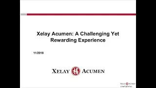 Xelay Acumen: A Challenging Yet Rewarding Experience