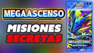 &iexcl;TODAS las MISIONES SECRETAS de MEGA ASCENSO! - Pok&eacute;mon Pocket