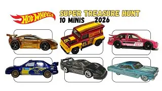 HOT WHEELS SUPER TREASURE HUNT 2026 (10 MINIS)