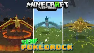 SERP Pok&eacute;drock (Pok&eacute;mon Addon) Minecraft Bedrock (MCPE) [1.21.50+] || 2024