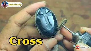 Carve a cross on the horns.#cross #necklace