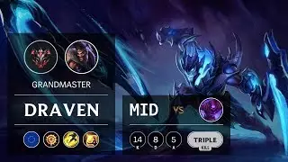 Draven Mid vs Malzahar - EUNE Grandmaster Patch 10.2