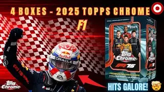 TOO MUCH FUN!! I’m Hooked 🤯 | 2025 Topps Chrome F1 – Parallels Galore!