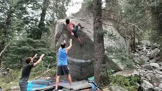 Surprise v8, Little Cottonwood Bouldering