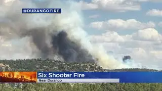 Durango Fire Rescue Works To Extinguish Six Shooter Fire