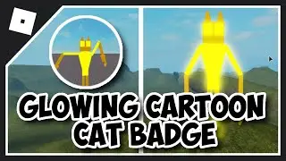 HOW TO GET GLOWING CARTOON CAT BADGE IN TREVOR CREATURES THE TREVOR LEGENDS (Roblox)