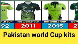 Pakistan team uniform in world cups 1992 -2023