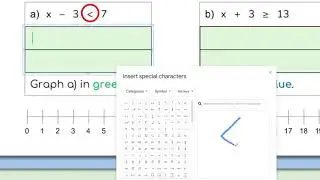 How to Add Inequality Symbols in Google Slides