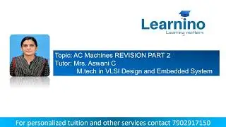 Demonstrator, Electrical REVISISON MODULE 8 PART 2