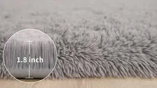 Noahas Fluffy Bedroom Rug Plush Fuzzy Rugs for Kids Room Living Room, Soft Shaggy Nurser