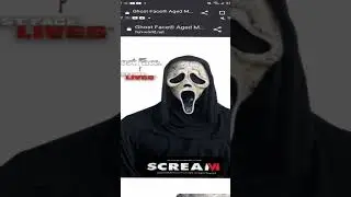 *New* Funworld Scream 6 Ghostface Mask Pic. #funworld #ghostface #scream