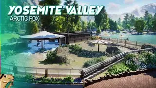 Realistic Arctic Fox Habitat & Halloween Stand - Planet Zoo Speedbuild - Yosemite Valley