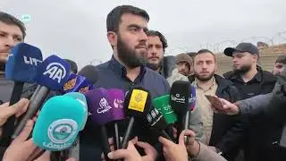 كلمة قائد الأمن الداخلي في حلب العقيد محمد عبد الغني عقب خروجه من مفاوضات مع قسد في مدينة عين العرب