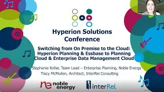 Switching from On Premise to the Cloud: Hyperion Planning & Essbase to Planning Cloud EDM