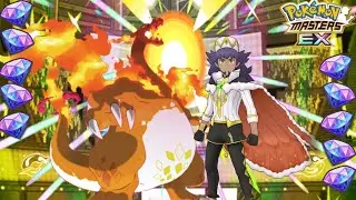 It's Champion Time! | Arc Suit Leon and Charizard Arc Fair Scout | Pokemon Masters EX