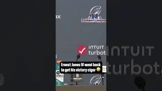 Ernest Jones IV brought the victory cigar to the press conference 😂