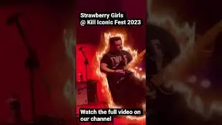 @strawberrygirlsmusic at Kill Iconic Fest with Soind of Animals Fighting