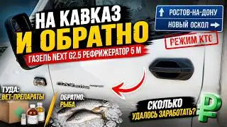 На Кавказ и обратно ГАЗель NEXT G2,5 Рефрижератор 5 м