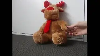 Target 30cm lights & sound Christmas plush pal (reindeer) (low batteries)